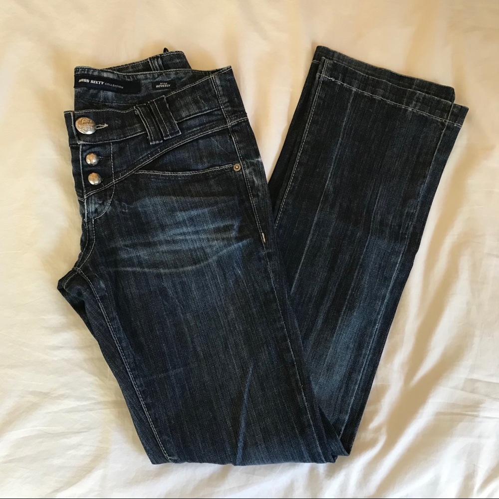 Miss Sixty Beverly Style Bellbottom Dark Jeans